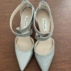 Nina Silver heels.